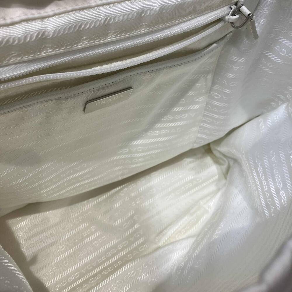PRADA Re Backpack White - Picture 7 of 10